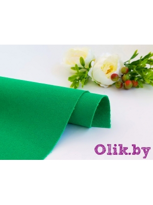 Фетр мягкий 1 мм 20х30см, зеленый