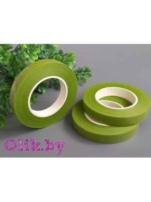 Тейп-лента, ширина 1,2см, длина 27м, салатовый
