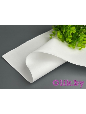 Фоамиран зефирный 1 мм, 50*50 см, белый, 1 шт