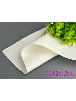 Фоамиран зефирный 1 мм, 50*50 см, молочный, 1 шт