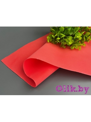 Фоамиран зефирный 1 мм, 50*50 см, коралловый, 1 шт