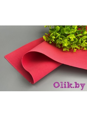 Фоамиран зефирный 1 мм, 50*50 см, свекольный, 1 шт