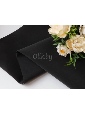 Фоамиран зефирный 1 мм, 50*50 см, черный, 1 шт