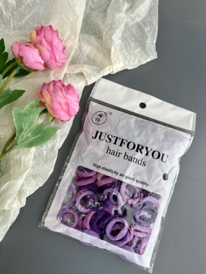 Резинки для волос 2 см (100 шт), ассорти №2