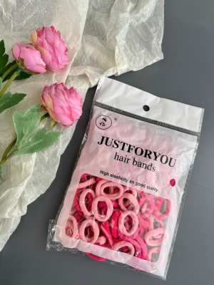 Резинки для волос 2 см (100 шт), ассорти №3