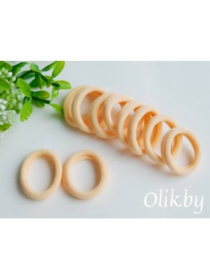 Резинки бесшовные для волос 3 см (10 шт), персиковый