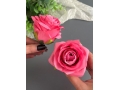 Головы бутоны роз, d-9 см, малиновый, 5 шт