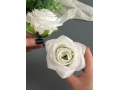 Головы бутоны роз, d-9 см, белый, 5 шт