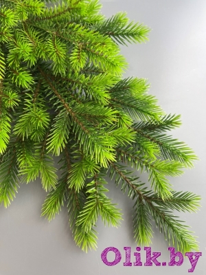 Гирлянда из веток ели большая (75 см) зеленый комбинированный