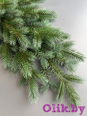 Гирлянда из веток ели большая (75 см) голубая ель