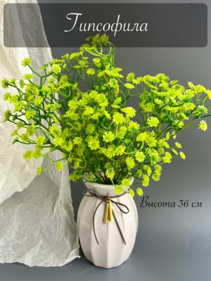 Букет зелени гипсофила (ВАРЕНЕ), 36 см, зеленый