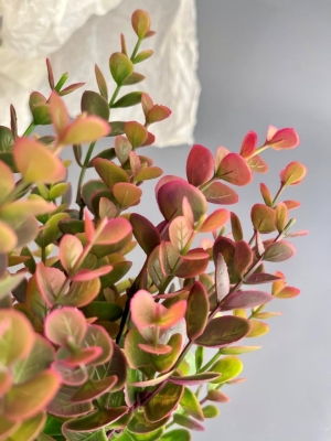 Букет зелени брусничник (РЮОМ), 33 см, сиреневый