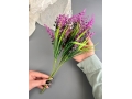 Букет лаванды 5 веток (АНЖЕН), 34 см, сиреневый