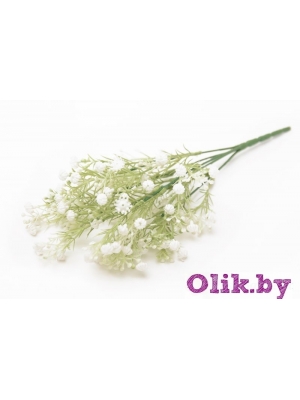 Букет гипсофилы 5 веток, 33 см, белый