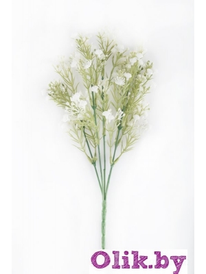 Букет гипсофилы 5 веток, 33 см, белый