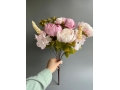 Ветка в букете пион 50 см, розовый