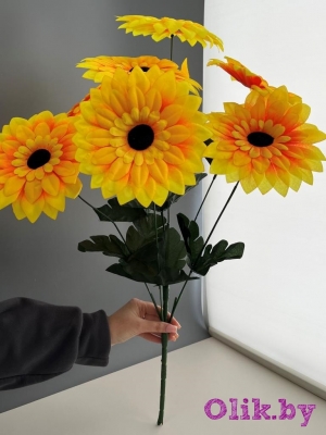 Букет подсолнухов 7 голов, 70 см
