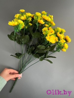 Букет хризантемы 46 см, желтый