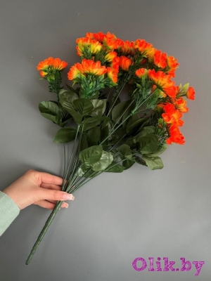 Букет хризантемы 46 см, оранжевый