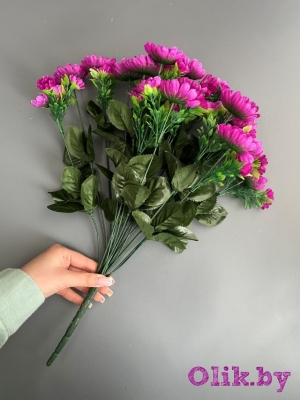 Букет хризантемы 46 см, сиреневый