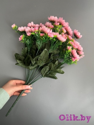 Букет хризантемы 46 см, розовый