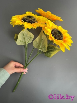 Букет подсолнухов 5 голов, 45 см