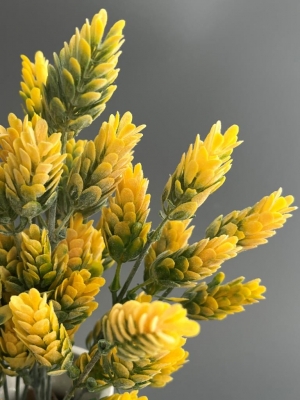 Букет зелени, 31 см, желтый, 1 шт