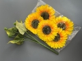 Букет подсолнухов 5 голов, 45 см