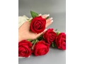 Роза искусственная букет, 51 см, красный, 5 шт