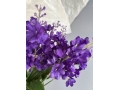 Ветка в букете сирень 5 веток, 34 см, фиолетовый
