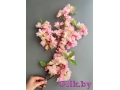 Ветка сакуры тройная, 102 см, нежно-розовый