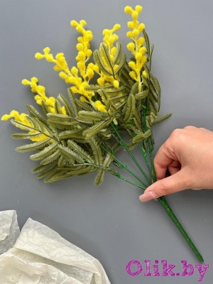 Букет мимозы, 5 веток, 35 см