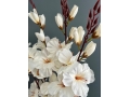 Букет гладиолусов 5 веток, 68 см, белый
