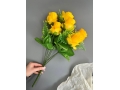 Букет бутон роз 6 голов, 52 см, желтый
