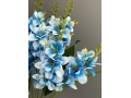 Букет магнолии 9 веток, 50 см, голубой комби