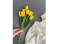 Букет тюльпанов 7 голов, 35 см, желтый