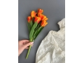 Букет тюльпанов 7 голов, 35 см, оранжевый