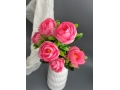 Камелия в букете 6 голов, 35 см, розовый