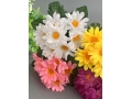 Букет садилка ромашка 7 голов, 25 см, микс, 4 шт