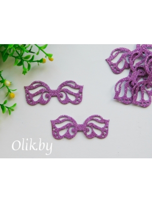 Заготовка для творчества из фоамирана, "Сердцевина для банта 2", 6 х 2.5см, фиолетовый, 1ш