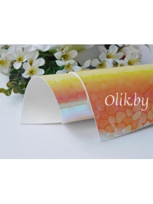 Кожзам "Камешки" А4, хамелеон №1