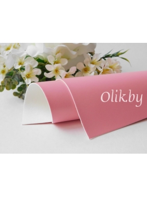 Кожзам А4, нежно-розовый