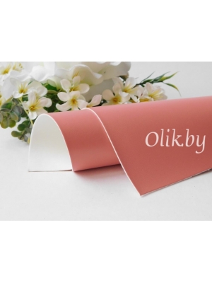 Кожзам А4, розовый персик