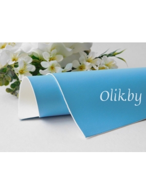 Кожзам А4, светло-голубой