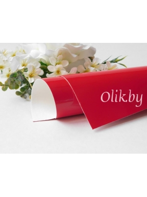 Кожзам гладкий А4, красный