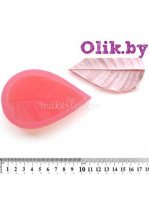 Молд и вайнер Лист Пуансеттии большой