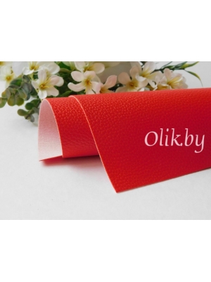 Кожзам зернистый матовый А4, красный