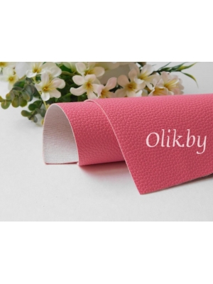 Кожзам зернистый матовый А4, розовый