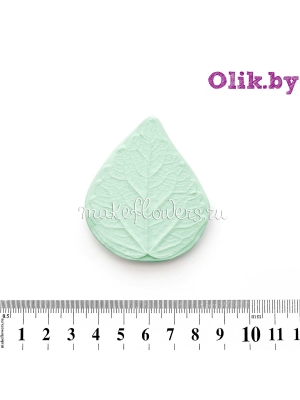 Молд профессиональный Лист Гибискус малый