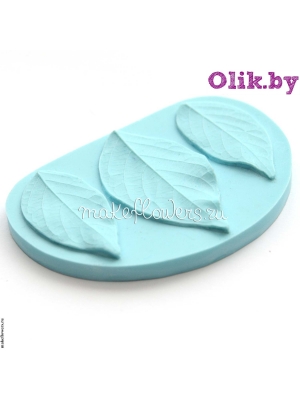 Молд Листья Мотылькового горошка (3 листа)